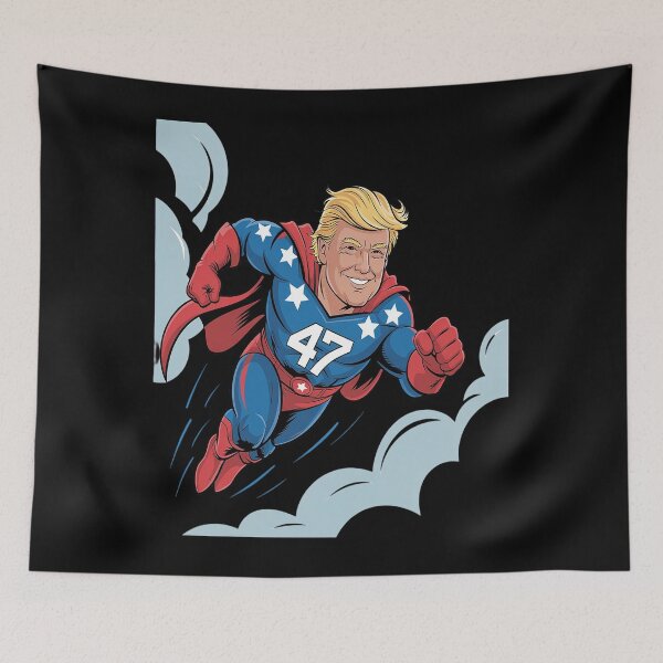Item preview, Donald Trump Sticker, Superhero Trump Die-Cut designed and sold by splindoershop.