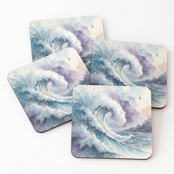 Item preview,  Serenity in Blue – Emotional Abstract Expression designed and sold by zaina.sho.
