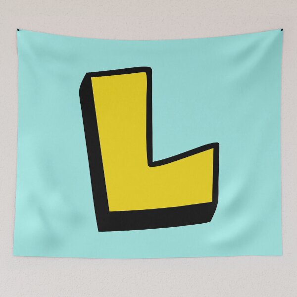 Item preview, Video Game Style Letter L – Fun and Colorful Text designed and sold by charlypicazo.