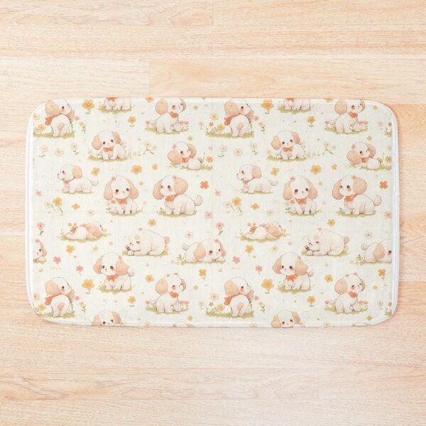 Item preview, Baby puppy pattern design lying down, standing up and playing designed and sold by ModHaven.