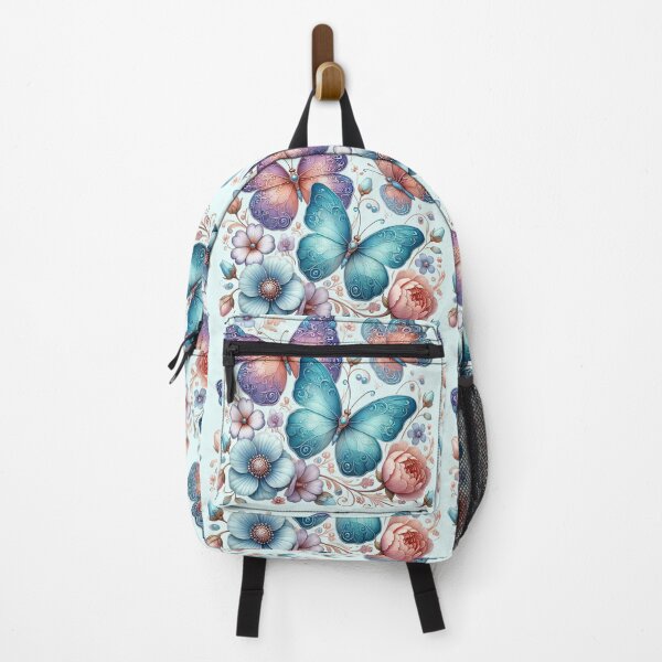 Item preview, Fantasy butterflies with a flower background designed and sold by LoneAngel.
