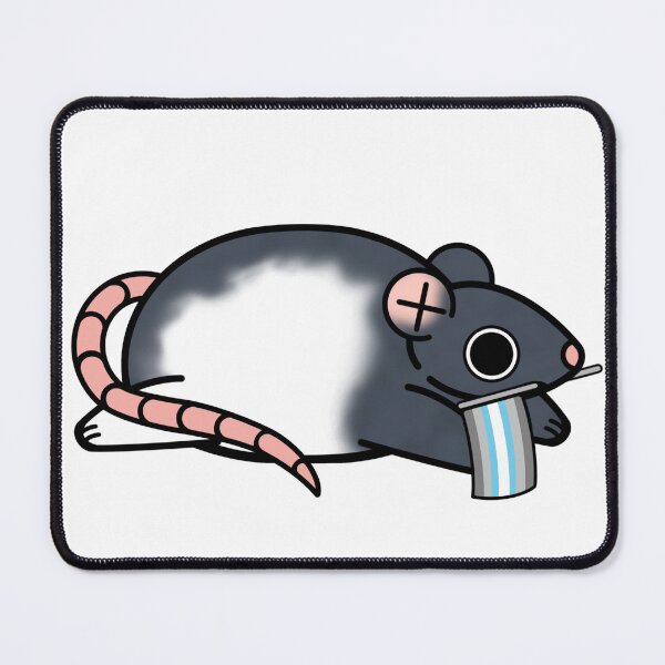 Item preview, Pride rat, DemiBoy Pride Flag designed and sold by LCDemon.