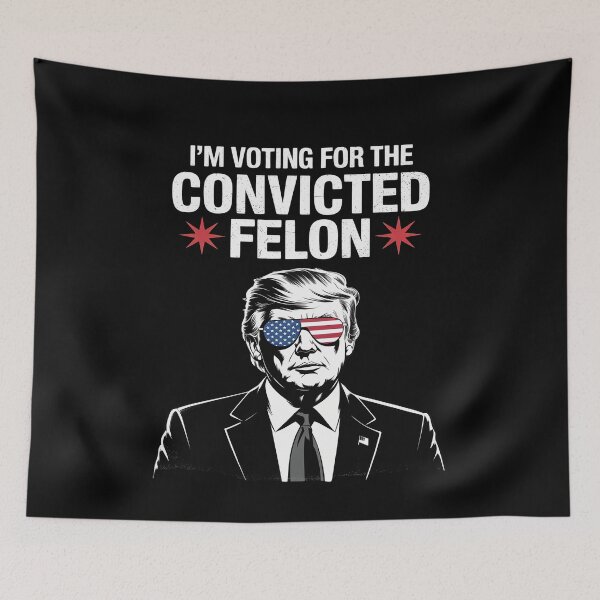 Item preview, Donald Trump Support Shirt Voting For Convicted Felon designed and sold by splindoershop.