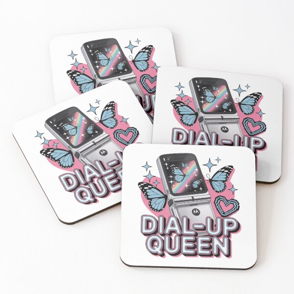 Item preview, Dial-Up Queen – Y2K Aesthetic T-Shirt designed and sold by saldesign433.