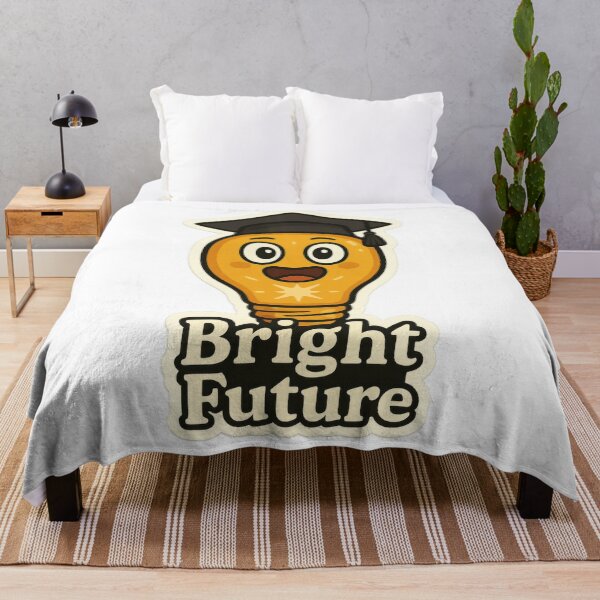 Item preview, Bright Future Graduation Art designed and sold by Trendy Sticker & Merch Collection - Express Yourself.