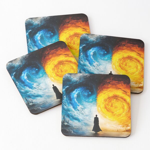 Item preview, Between the worlds of fire and water designed and sold by SissiTer-Art.
