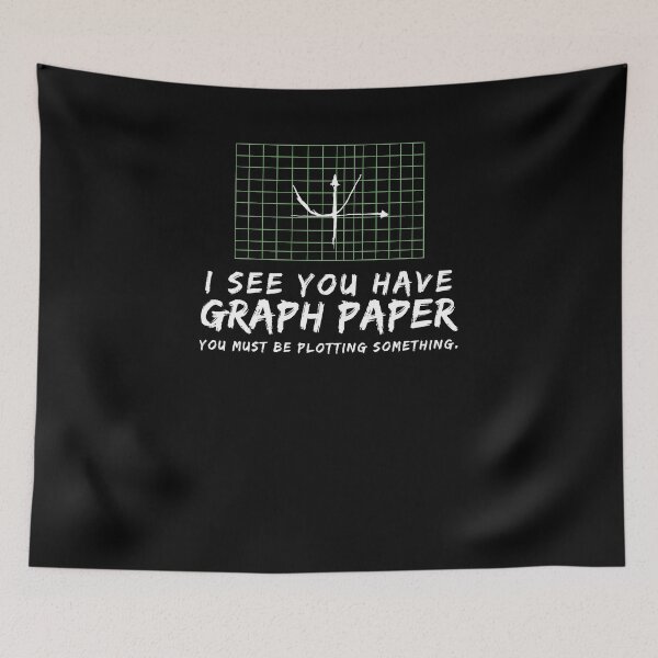Item preview, I See Graph Paper Plotting Funny Nerd & Geek Math T-Shirt designed and sold by LookTwice.