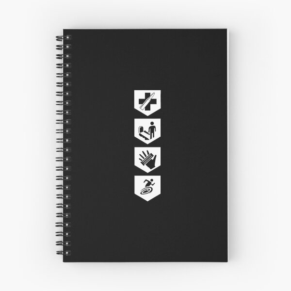 Item preview, Black and White Perks Minimalist Icons (White) designed and sold by LDBW.