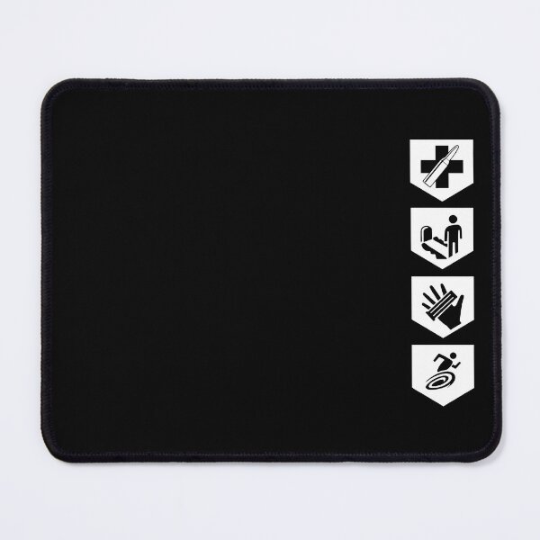 Item preview, Black and White Perks Minimalist Icons (White) designed and sold by LDBW.