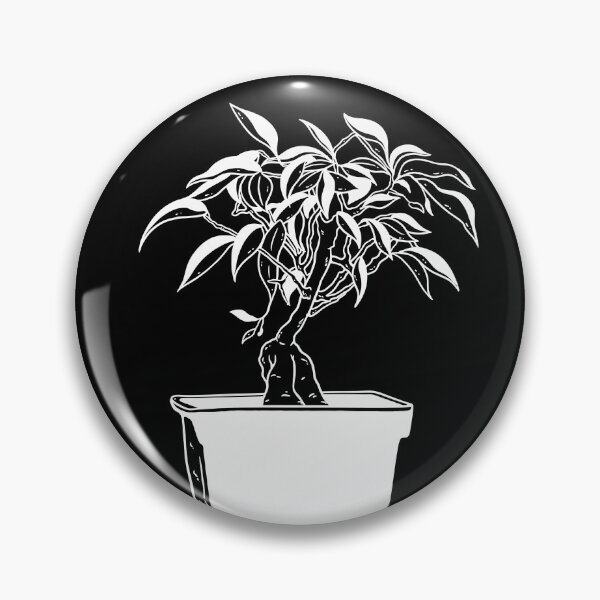 Item preview, Potted Plant Minimalist Line Art (White) designed and sold by LDBW.