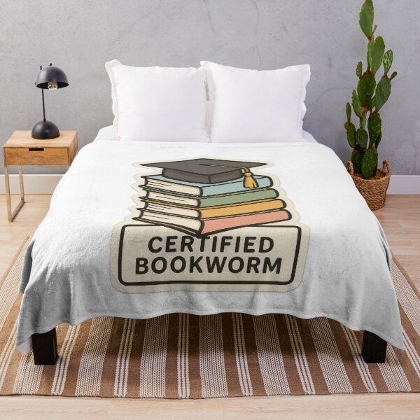 Item preview, Certified Bookworm Graduation Sticker designed and sold by Trendy Sticker & Merch Collection - Express Yourself.
