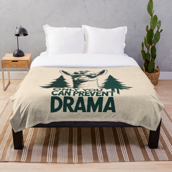 Item preview, Only You Can Prevent Drama Forest Ranger Llama  designed and sold by KateLeap.