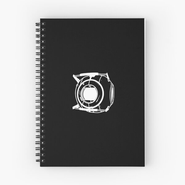 Aperçu de l'œuvre Wheatley Minimalist Portal Core Line Art (Blanc) créée et vendue par LDBW.