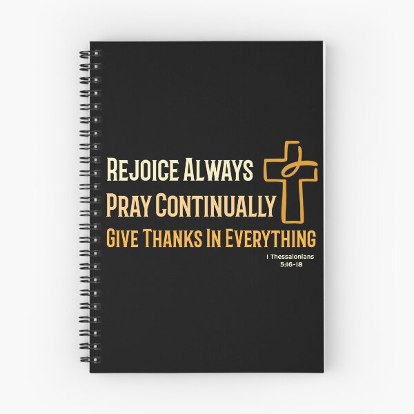 Item preview,  Rejoice Always, Pray Continually, Give Thanks 1 Thessalonians 5:16-18 designed and sold by Scripture66.