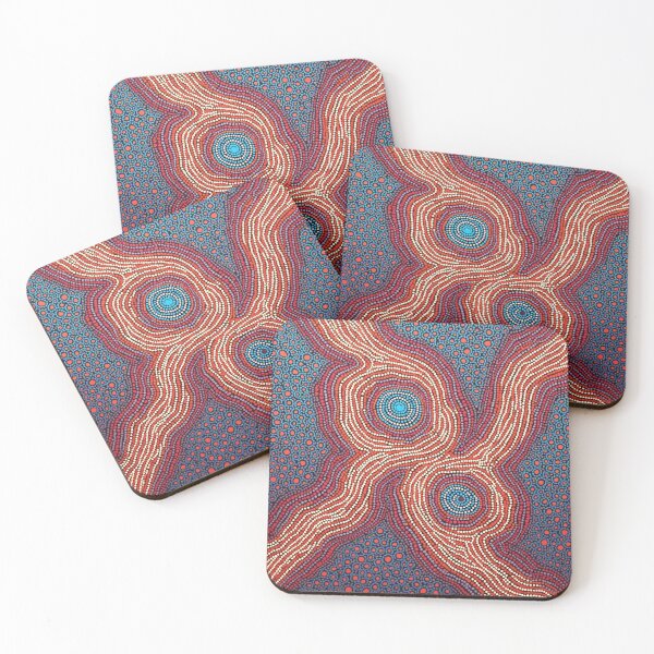 Item preview, Aboriginal Inspired Dot Art - Water Lava Manifesto designed and sold by GrinGalore.