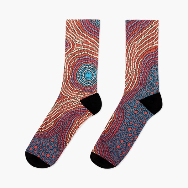 Item preview, Aboriginal Inspired Dot Art - Water Lava Manifesto designed and sold by GrinGalore.