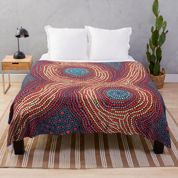 Item preview, Aboriginal Inspired Dot Art - Water Lava Manifesto designed and sold by GrinGalore.