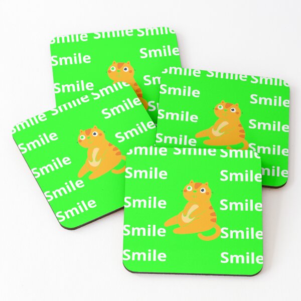 Item preview, A smiling sitting cat designed and sold by CritterPlay.