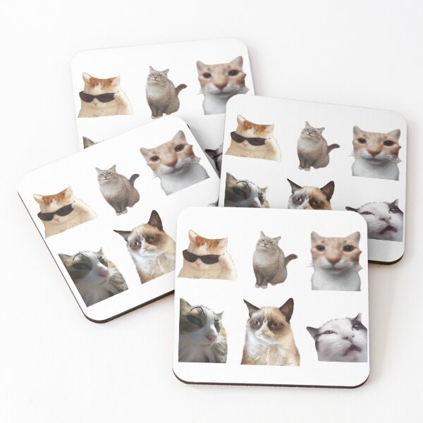Item preview, Cat Memes – Funny Sticker Collection designed and sold by NelayArts.