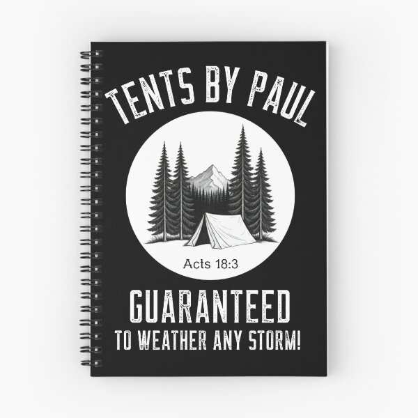 Item preview, Tents by Paul Guaranteed to Weather Any Storm! Acts 18:3 designed and sold by Scripture66.