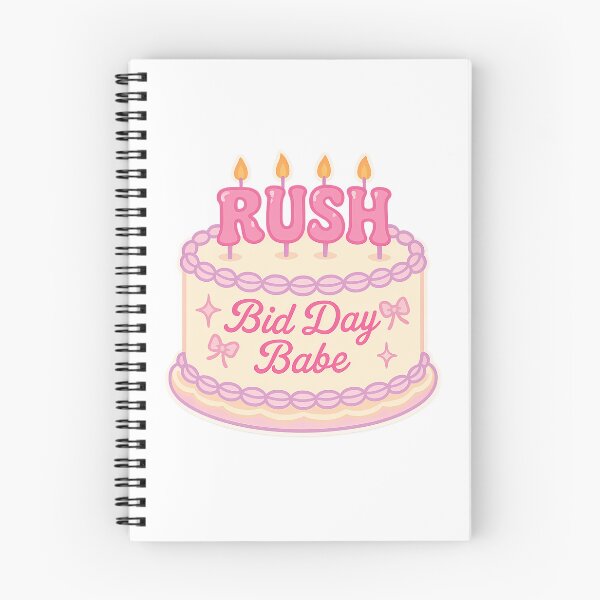 Item preview, Bid Day Babe Rush Cake Sticker designed and sold by summer-loving.