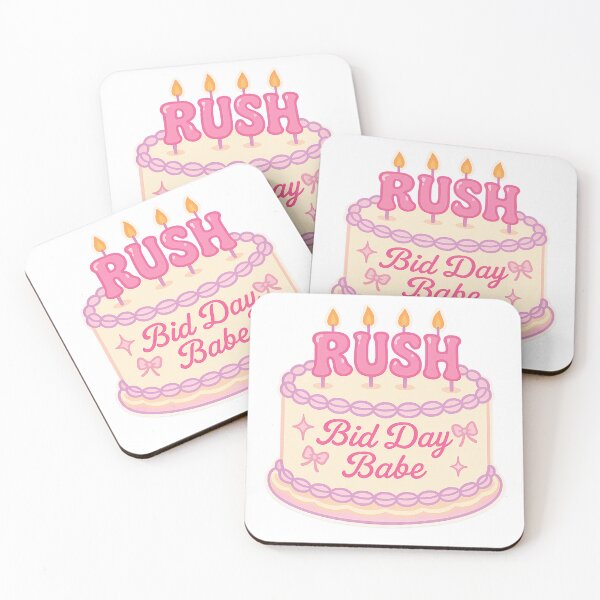 Item preview, Bid Day Babe Rush Cake Sticker designed and sold by summer-loving.