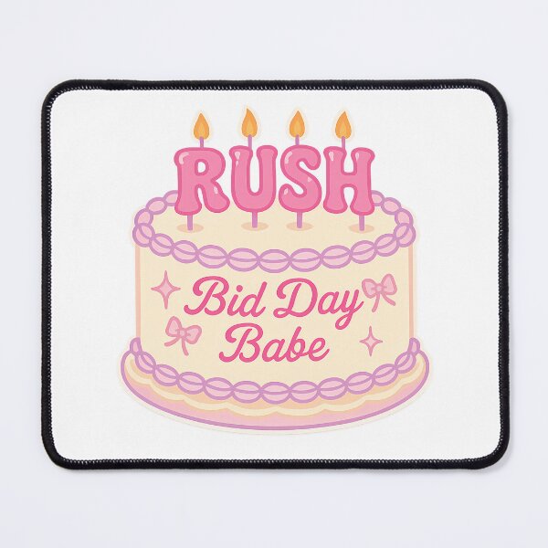 Item preview, Bid Day Babe Rush Cake Sticker designed and sold by summer-loving.