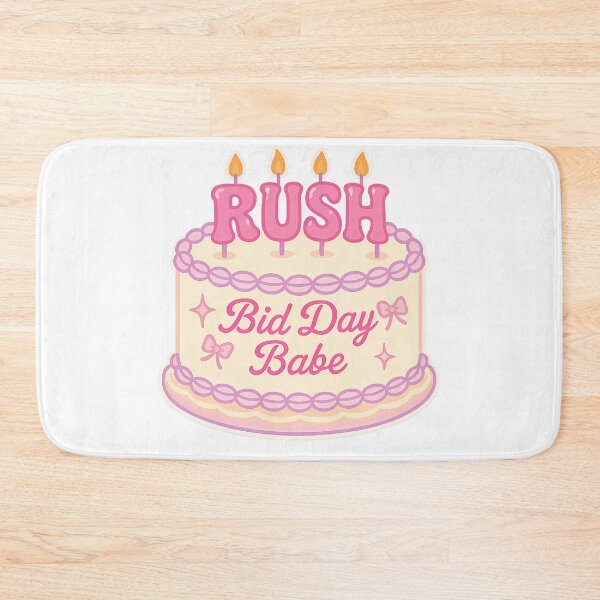 Item preview, Bid Day Babe Rush Cake Sticker designed and sold by summer-loving.