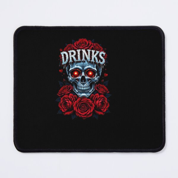 Item preview, Skull Drings with Roses – Dark Romantic Art designed and sold by harry mac.