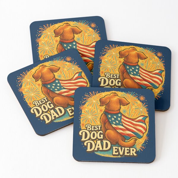Item preview, Best Dog Dad Ever designed and sold by DopamineBee.