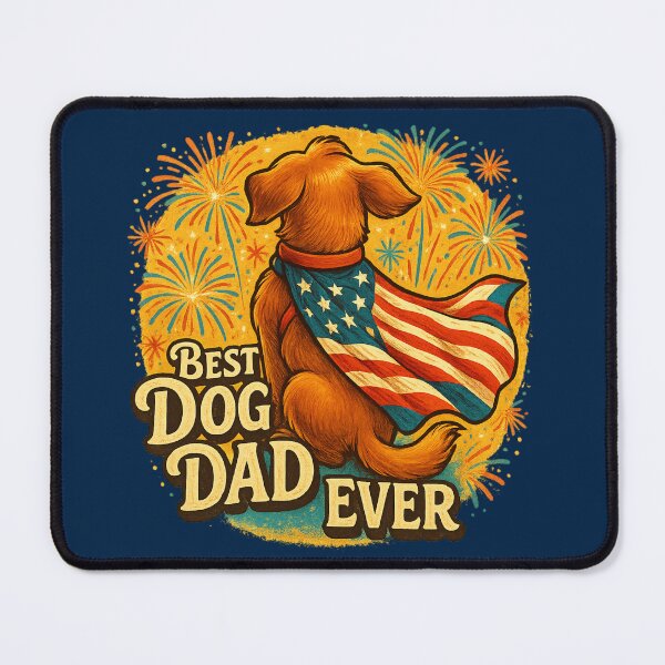 Item preview, Best Dog Dad Ever designed and sold by DopamineBee.