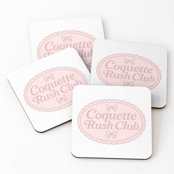 Item preview, Coquette Rush Club – Bow Oval Sticker designed and sold by summer-loving.