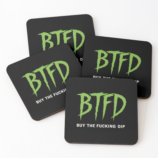 Item preview, BTFD Crypto Shirt – Buy the Dip Typography Meme Design designed and sold by WAUZ.