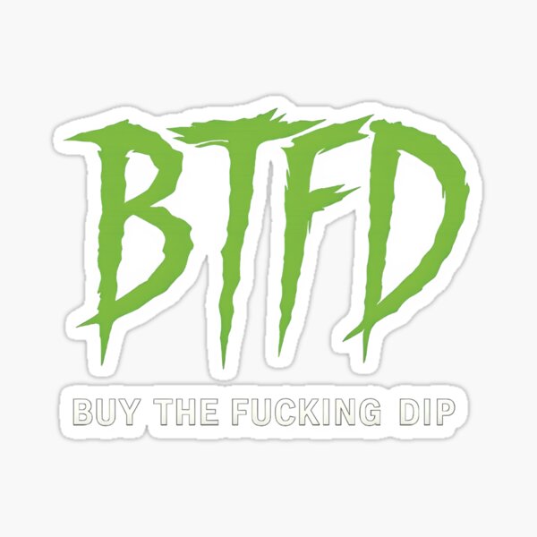 Item preview, BTFD Crypto Shirt – Buy the Dip Typography Meme Design designed and sold by WAUZ.