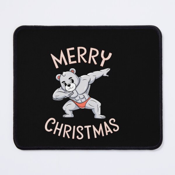 Item preview, Flexing Christmas Bear designed and sold by Tee Studio.