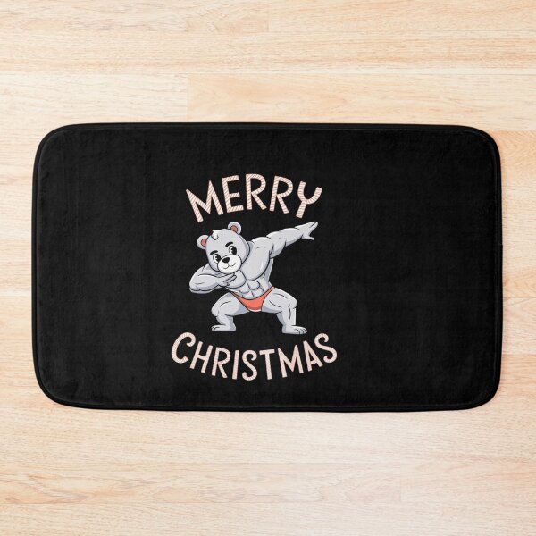 Item preview, Flexing Christmas Bear designed and sold by Tee Studio.