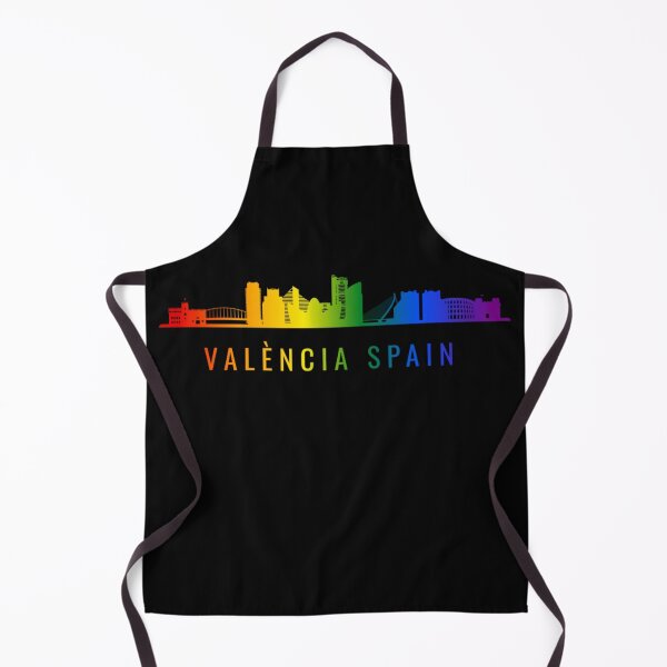 Item preview, Valencia Spain Skyline Graphic, Classic pride flag graphic, City Skyline Graphic, Cityscape, Rainbow Silhouette, City art, Landmarks, Architecture, city, cities, designed and sold by PrideBeProud.