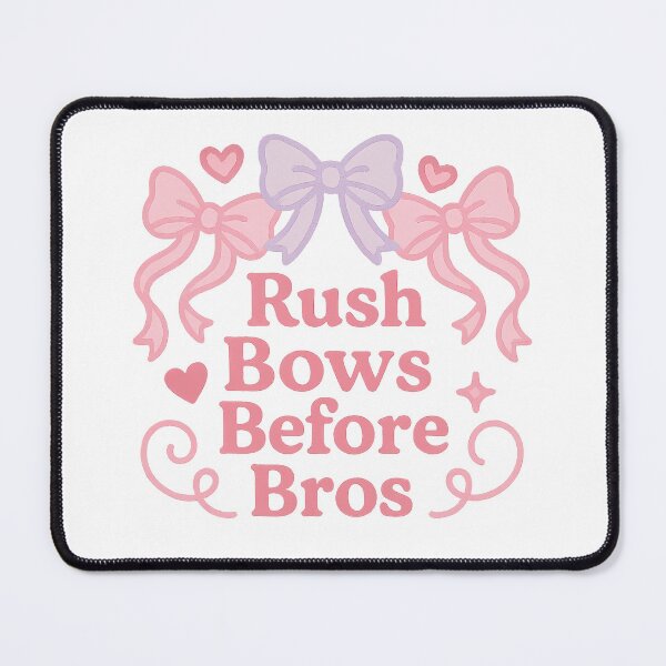 Item preview, Rush Bows Before Bros – Sorority Sticker designed and sold by summer-loving.