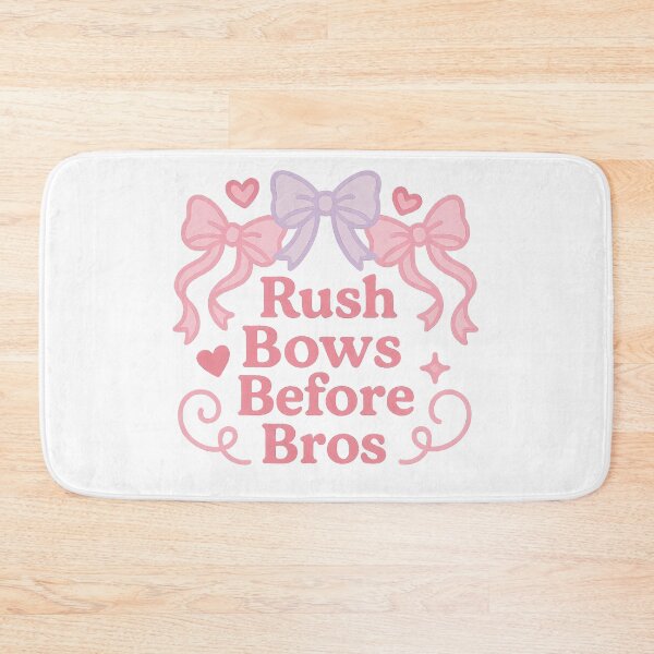 Item preview, Rush Bows Before Bros – Sorority Sticker designed and sold by summer-loving.