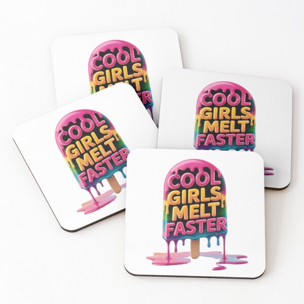 Item preview, Colorful Melting Popsicle Design with Bold Playful Lettering designed and sold by Creative88Art.