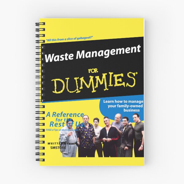 Item preview, Waste Management For Dummies  Book Cover designed and sold by SMStore.