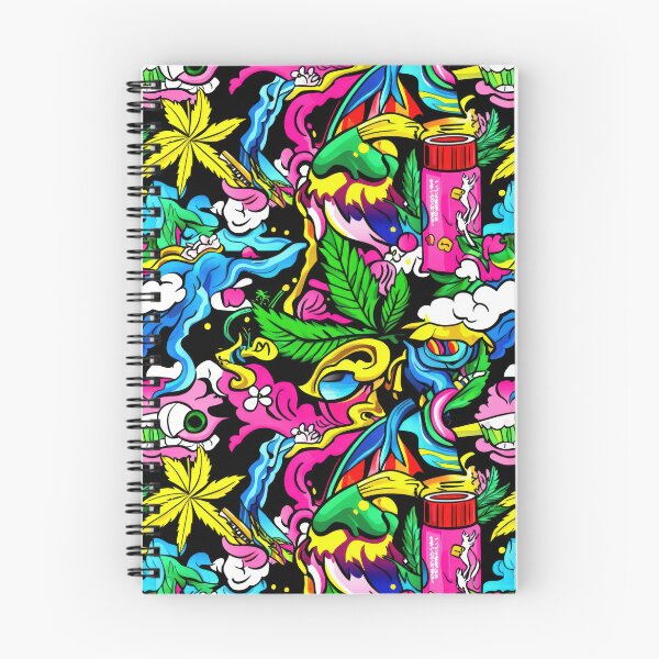 Item preview, Grunge Cannabis Wave — Contemporary Graphic Art designed and sold by HEADMADE-TV.