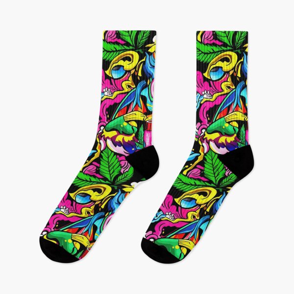 Item preview, Grunge Cannabis Wave — Contemporary Graphic Art designed and sold by HEADMADE-TV.