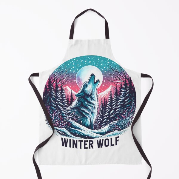 Item preview, wolf, winter, full moon, winter wolf designed and sold by TrueArtVibes.