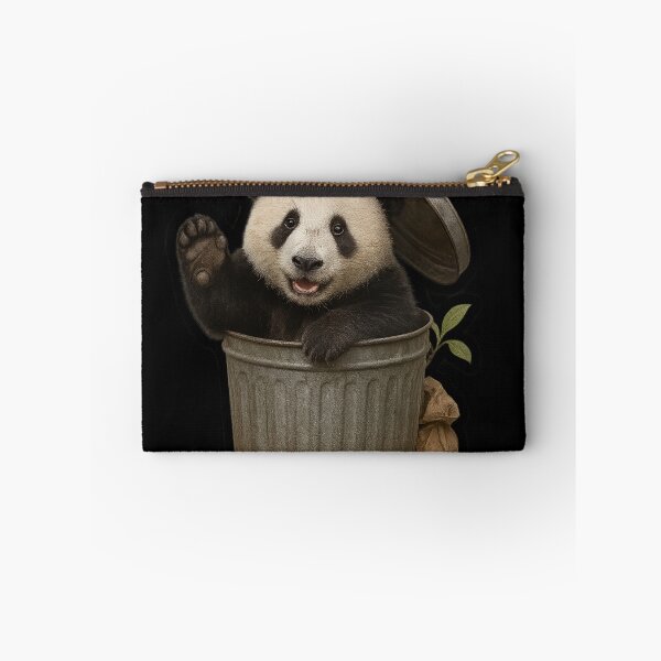 Item preview, Dumpster Panda – Realistic Feral Fluff Chaos designed and sold by TrashCultSupply.