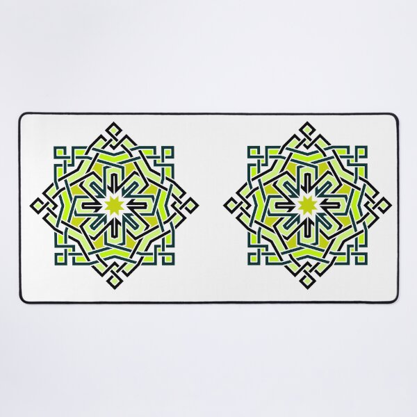 Item preview, Elegant Fluorescent Star in Geometric Ornament designed and sold by Tarjiart.