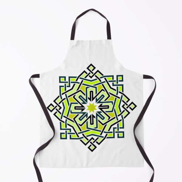 Item preview, Elegant Fluorescent Star in Geometric Ornament designed and sold by Tarjiart.