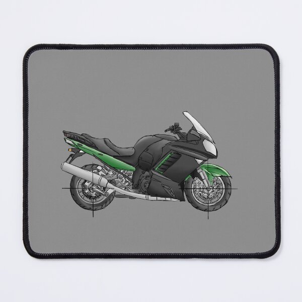 Item preview, Sporttourer Motorcycle Design - Back Print Side View designed and sold by ToSaDesigns24.