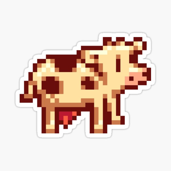 Aperçu de l'œuvre Stardew Valley - Vache créée et vendue par H-Tindalos.