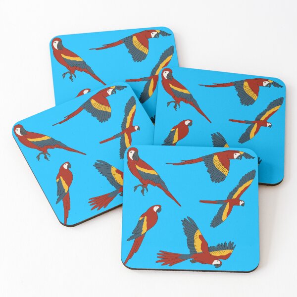 Item preview, Scarlet Macaws designed and sold by Leapingdoe.